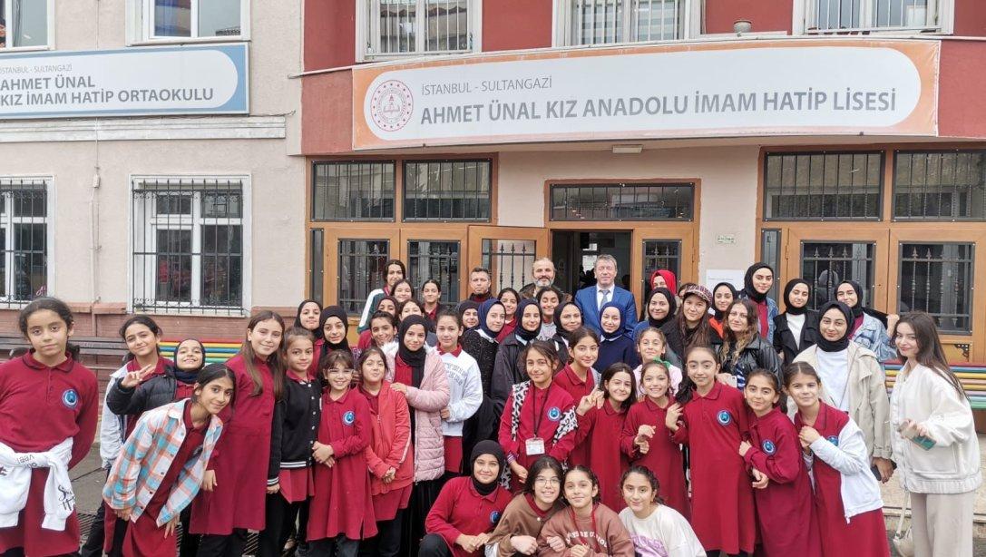 İlçe Milli Eğitim Müdürümüz Ahmet Ünal Kız Anadolu İmam Hatip Lisesini Ziyaret Etti