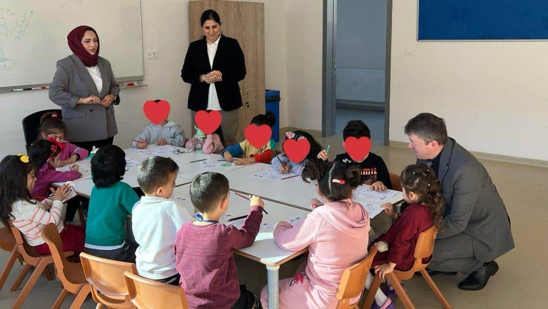 İlçe Milli Eğitim Müdürümüz Necati TEKBAŞ'ın Yol İş Sendikası Anaokulunu Ziyareti