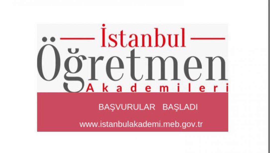 İstanbul Öğretmen Akademileri Başvuruları Başladı.
