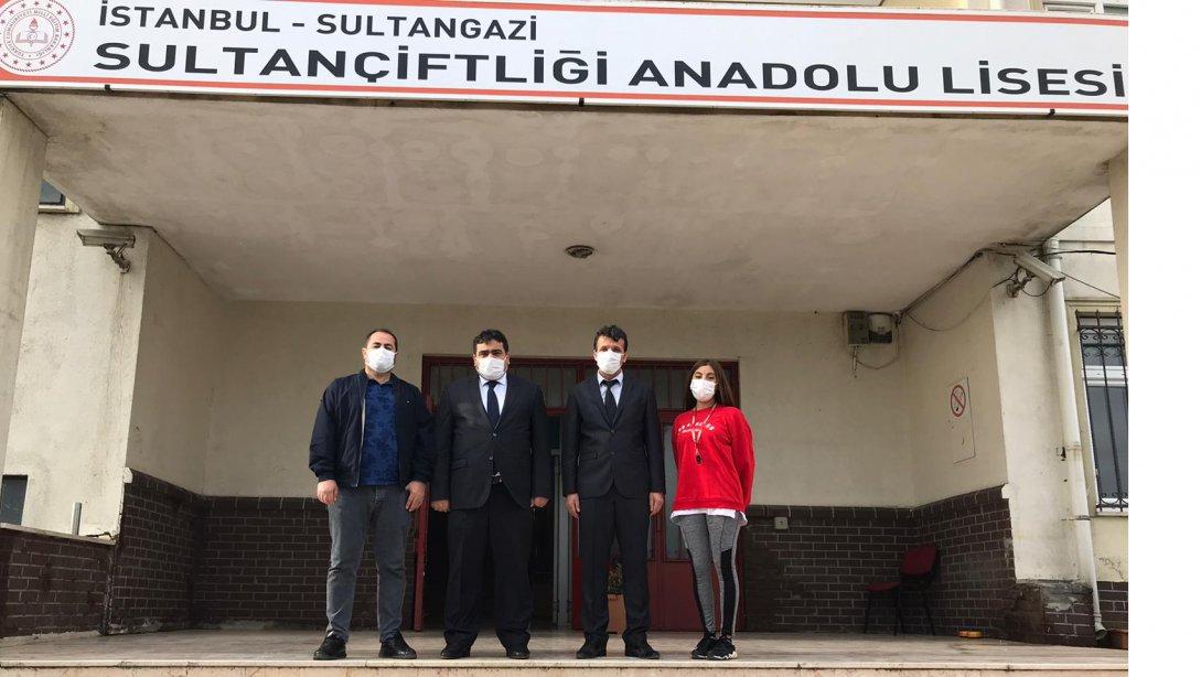 İlçe Milli Eğitim Müdürümüz Sayın İbrahim DEMİR'in Sultançiftliği Anadolu Lisesi Ziyareti. 