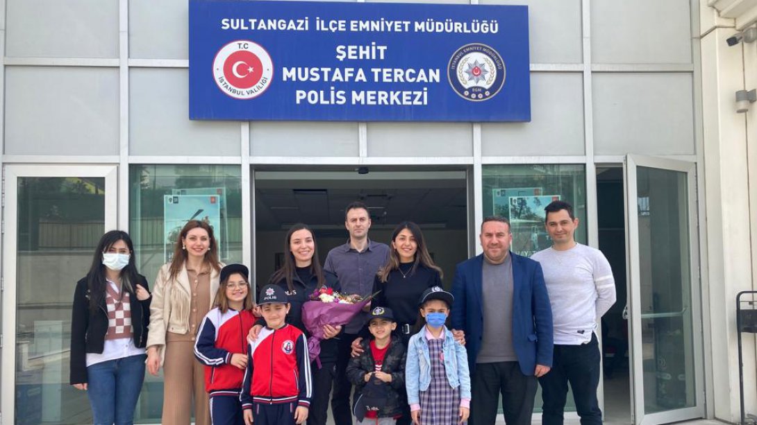 İsmetpaşa İlkokulumuzun Şehit Mustafa Tercan Polis Merkezini Ziyaret