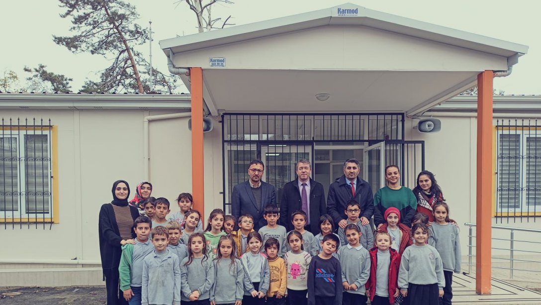 Cebeci İlkokulu Öğrencilerimiz Yeni Okullarına Kavuştular