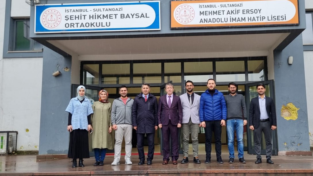 Müdürümüz Necati TEKBAŞ' ın Mehmet Akif Ersoy Anadolu İmam Hatip Lisesi'ni ve Şehit Hikmet Baysal Ortaokulu'nu Ziyareti
