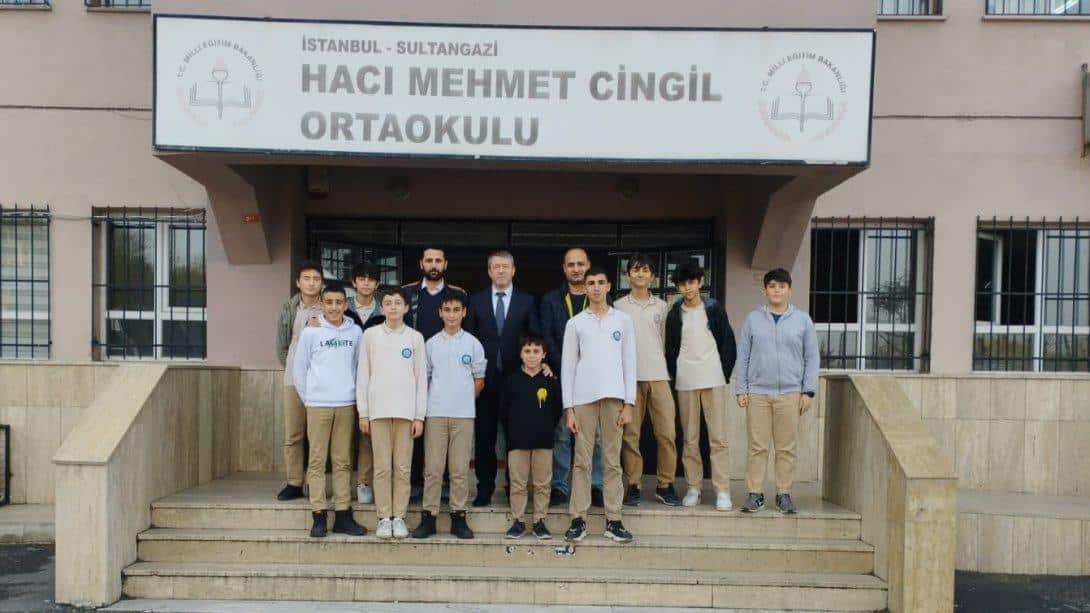 Müdürümüzün Hacı Mehmet Cingil Ortaokulu' na Ziyareti