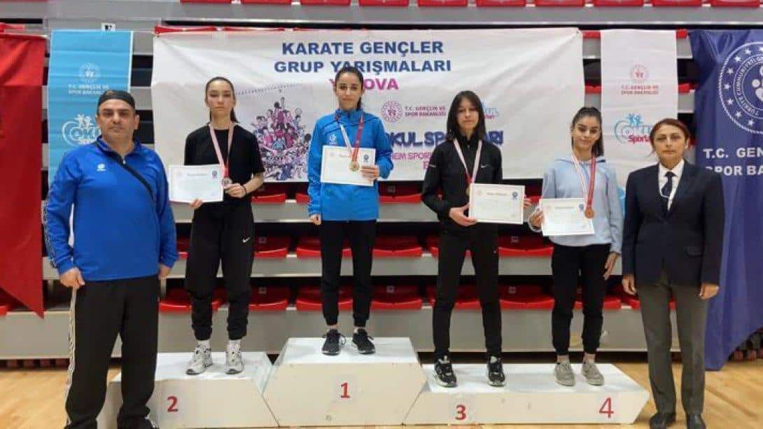 Hacı Ayşe Ateş Anadolu Lisesi Öğrencimiz Karate Gençler Bölge 2.si 